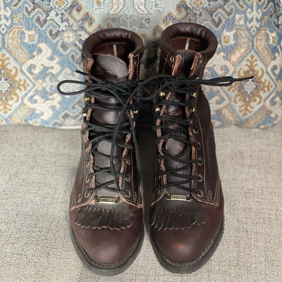 Double H Shoes - Double-H boots all leather women size 8